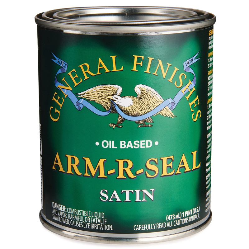 Arm-R-Seal Varnish - Solvent Based - Sheen:Satin - Size:1 Pint
